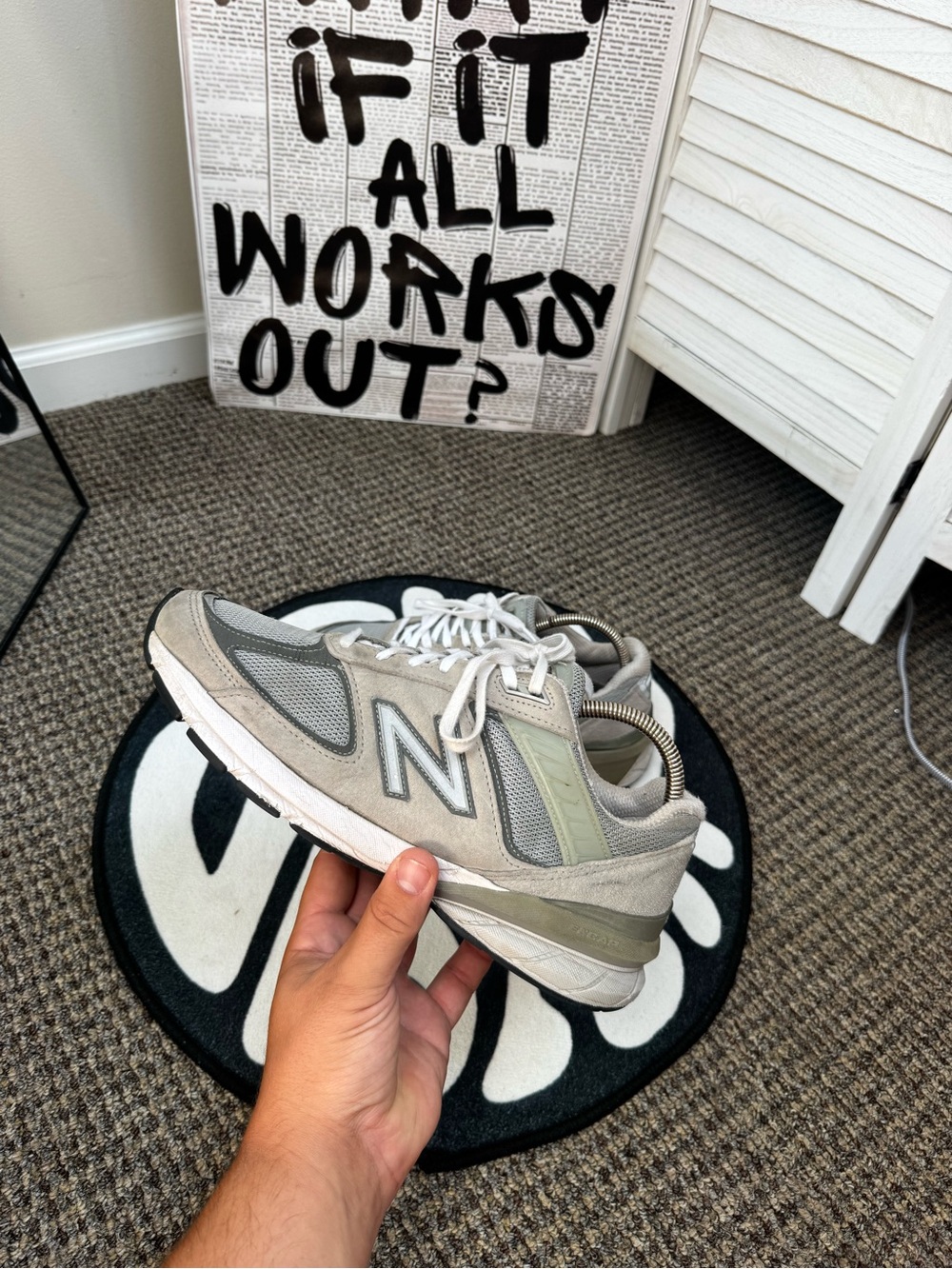 New Balance 990v5 Made in USA Grey M990GL5 Men’s US 9 EU 42.5